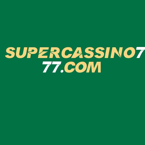 Logo da SUPERCASSINO777